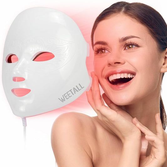 اكتشفي سر البشرة المتوهجة مع LED Glow Mask من سكنيب! جهاز آمن وسهل الاستخدام في المنزل، يقلل التجاعيد ويعزز إشراقة بشرتك خلال دقائق فقط يوميًا